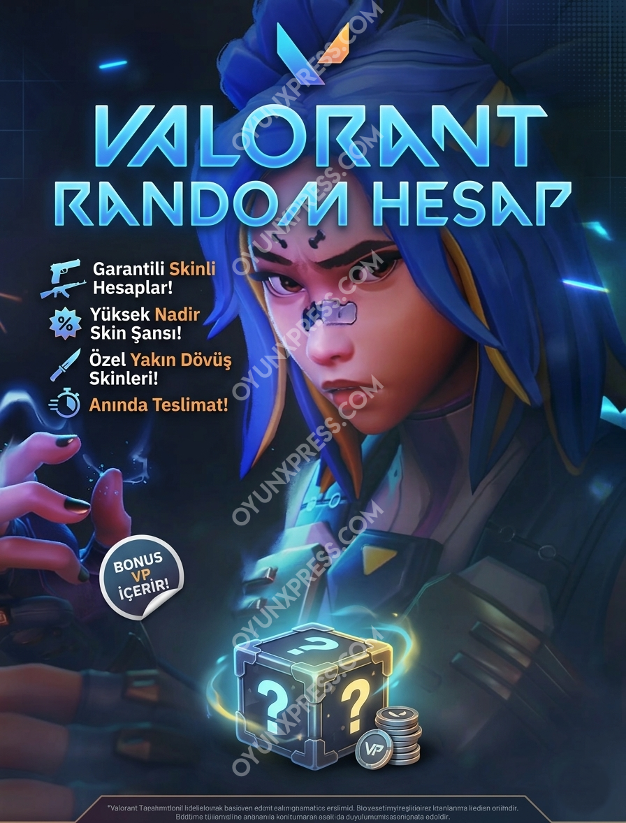 Valorant 50 Level Üstü Random Hesap Ürünü Resmi