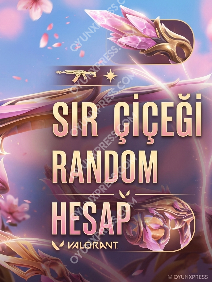 Valorant Sır Çiçeği Random hesap Ürünü Resmi