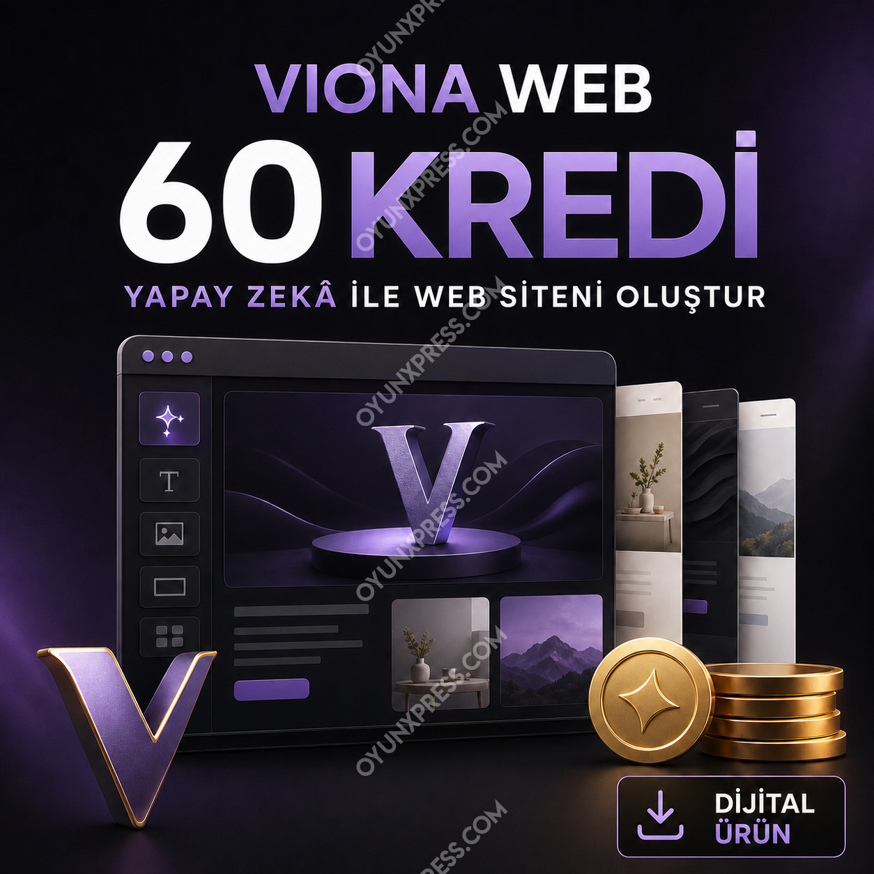 Viona Web Site Oluşturucu 60 Kredi