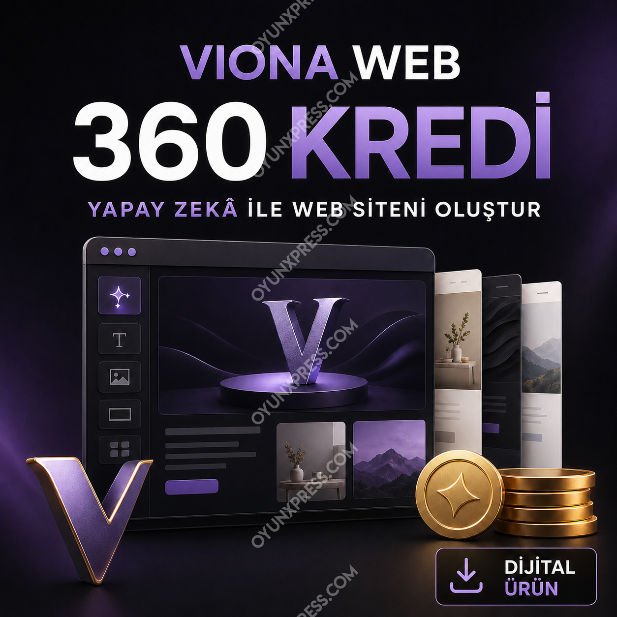Viona Web Site Oluşturucu 360 Kredi