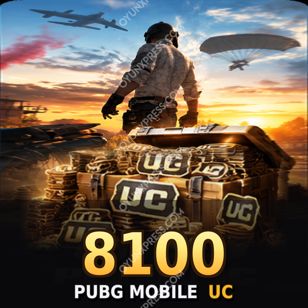 PUBG Mobile 8100 UC (TR) E-Pin