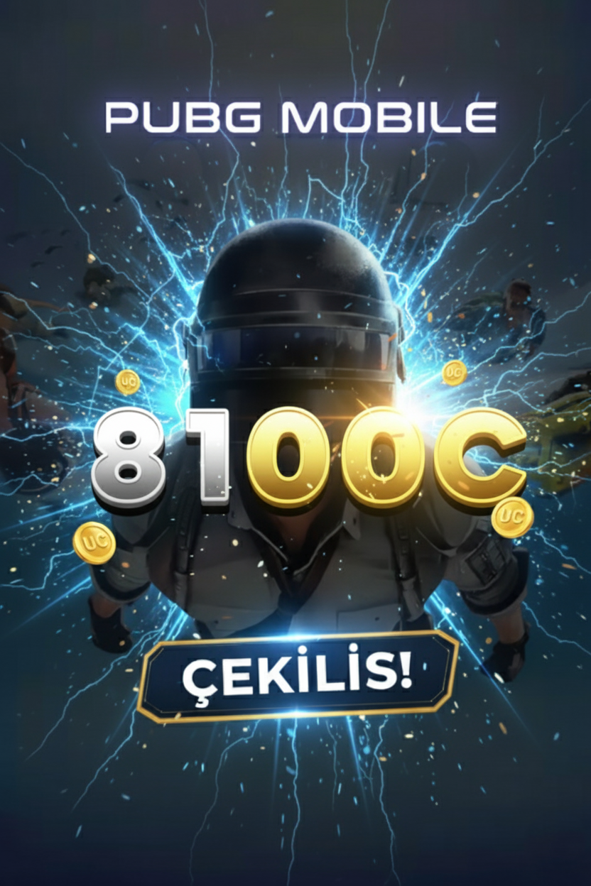 PUBG Mobile 8100 UC Çekilişi
